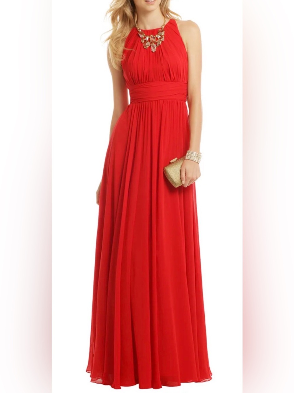 Badgley Mischka Ruby Red Gala Gown Size 6